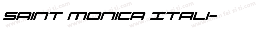 Saint Monica Itali字体转换